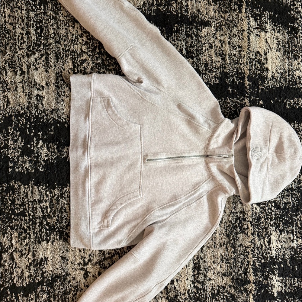 LULULEMON scuba oversized pullover half zip hoodie sweatshirt size medium large